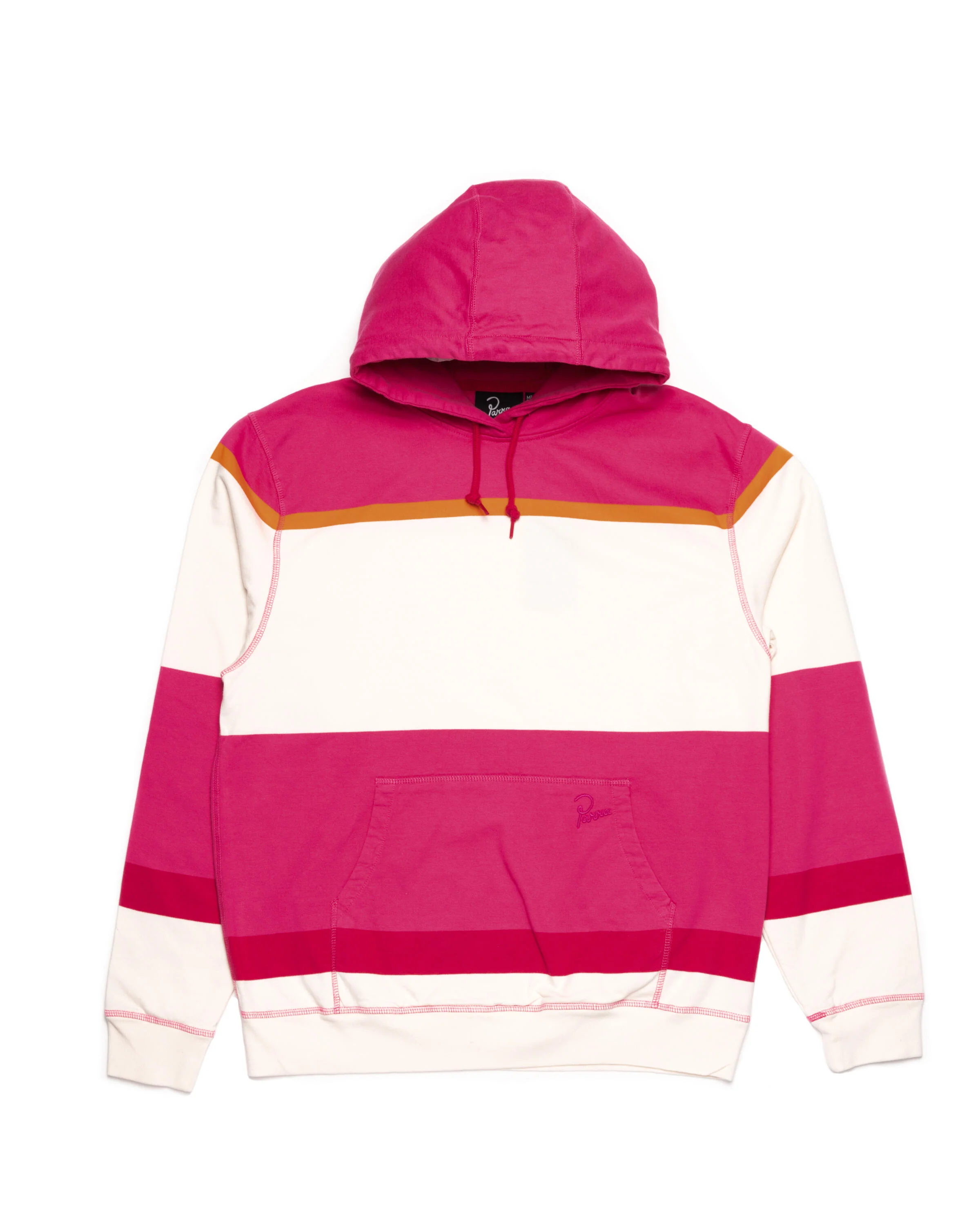 by Parra mid 90 stripes hooded sweatshirt
