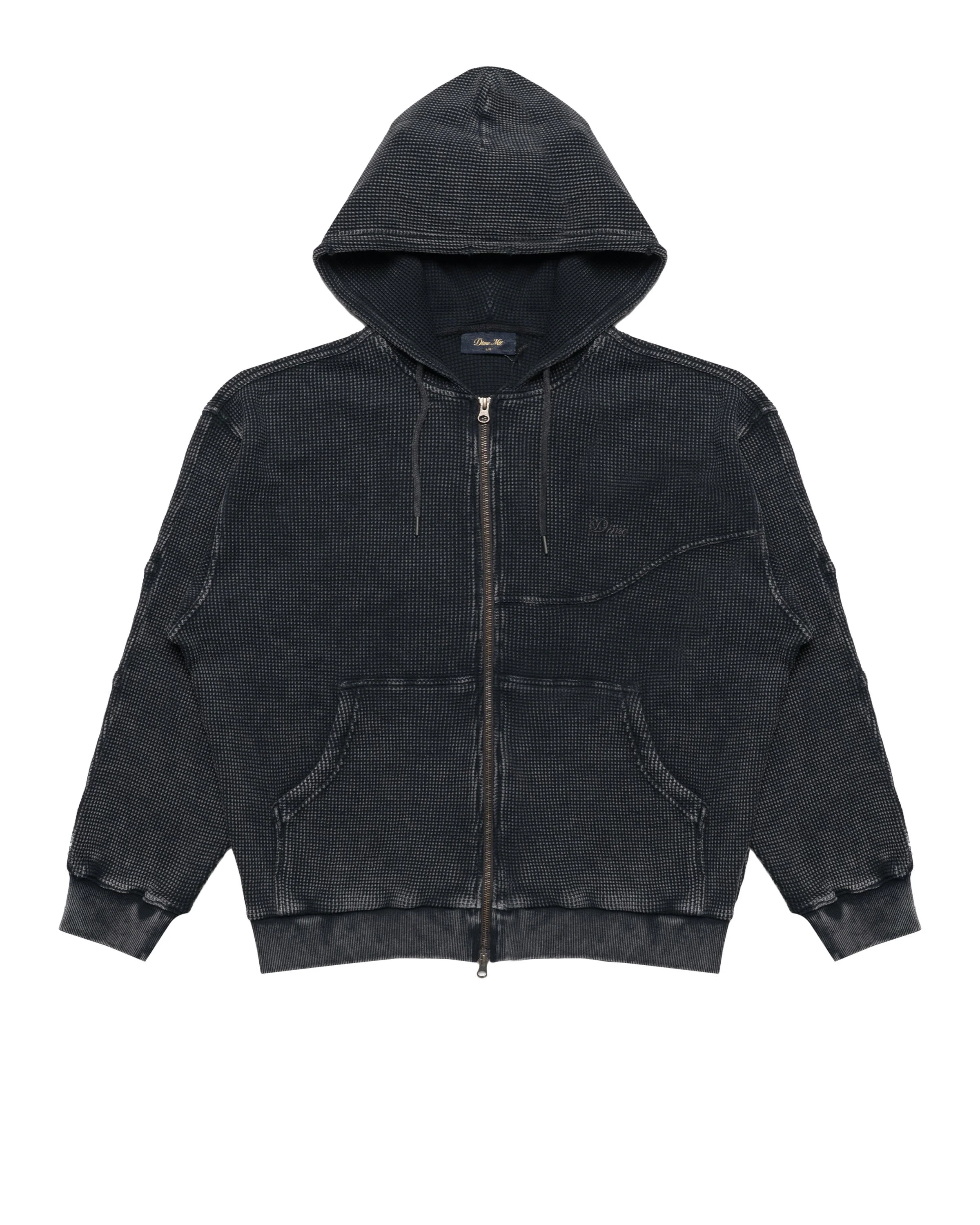 Dime Premium Waffle Zip Hoodie