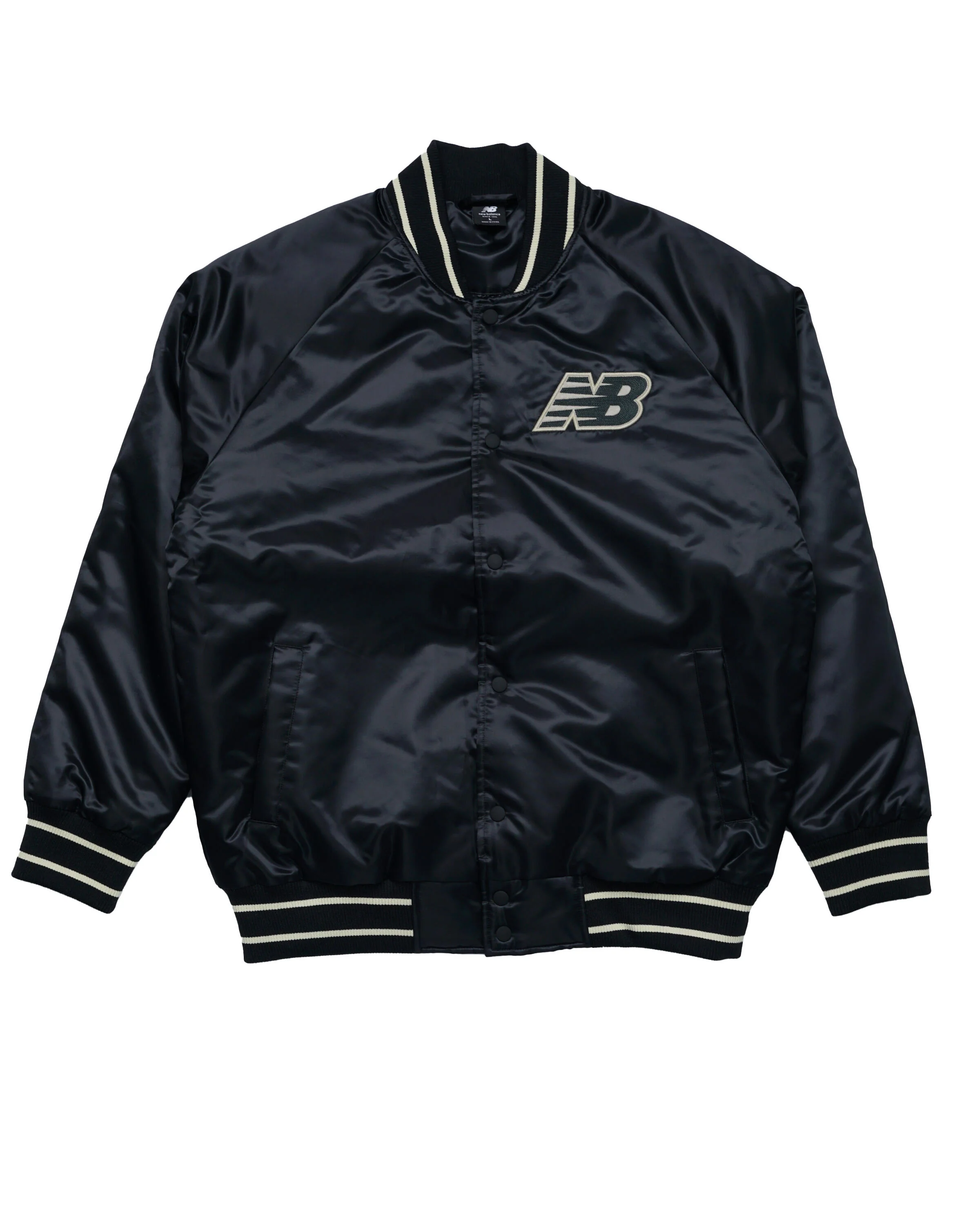 New Balance Athletics Varsity Satin Bomber Jacket
